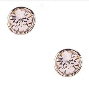 Givenchy Earrings, Rose Gold-Tone Swarovski Element Stud Earrings